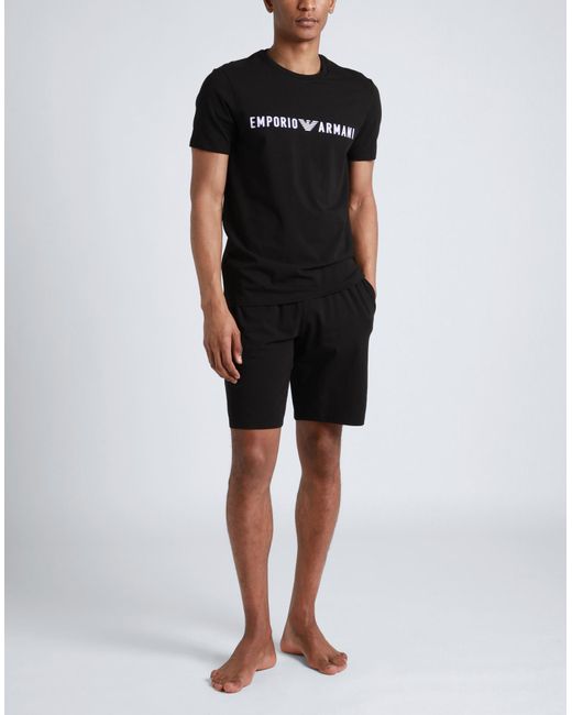 Emporio Armani Black Sleepwear for men