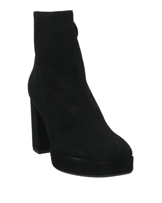 Chiarini Bologna Black Ankle Boots Leather