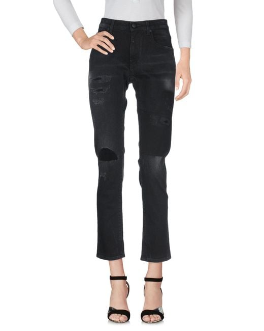 Jacob Cohen Black Jeans Cotton, Polyester, Elastane