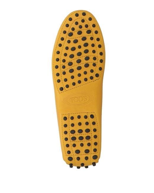 Tod's Yellow Marigold Loafers Leather