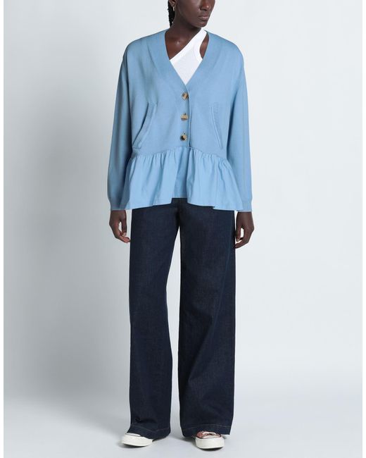 Semicouture Blue Cardigan