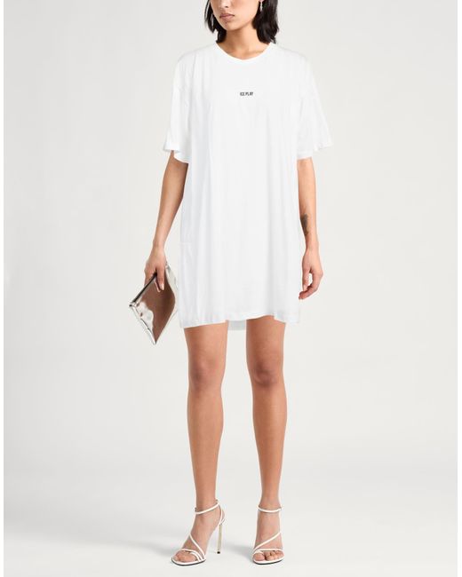 Ice Play White Mini-Kleid