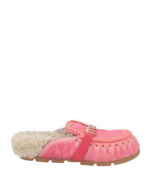 Mou Pink Mules & Clogs