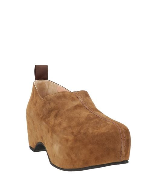 Maliparmi Brown Mules & Clogs Leather