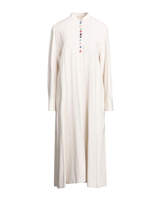 BENJAMIN BENMOYAL White Midi Dress