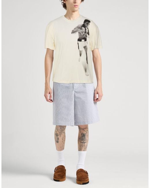 Ih Nom Uh Nit White T-Shirt Cotton, Linen for men