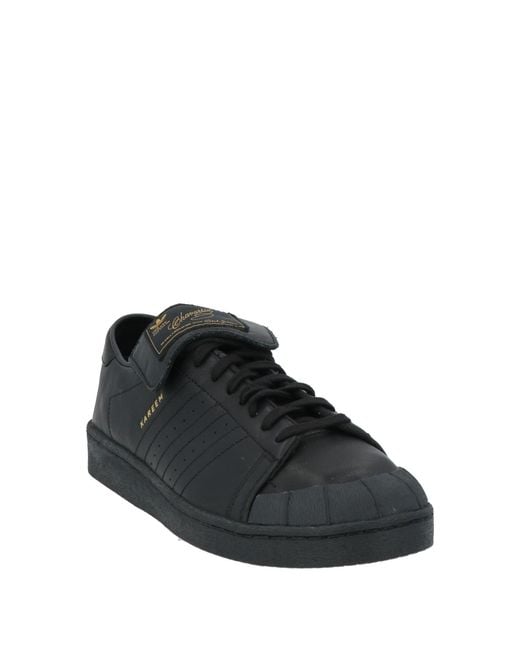 Adidas Black Sneakers Leather for men