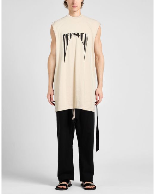 Rick Owens Natural T-Shirt Cotton for men