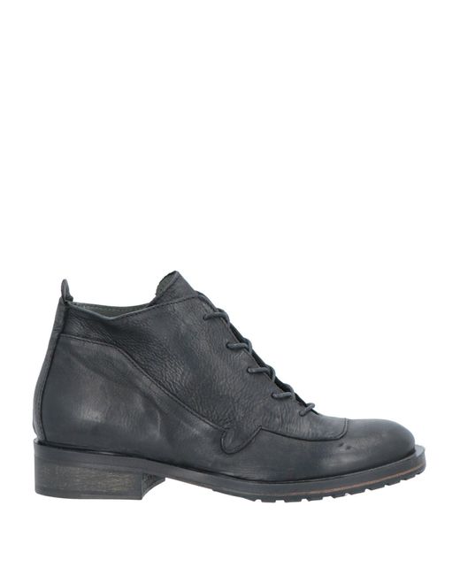 Ixos Gray Ankle Boots Leather