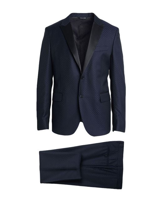 Brian Dales Blue Midnight Suit Wool for men