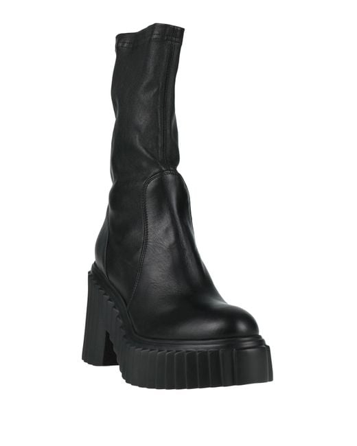 Agl Attilio Giusti Leombruni Black Ankle Boots Leather