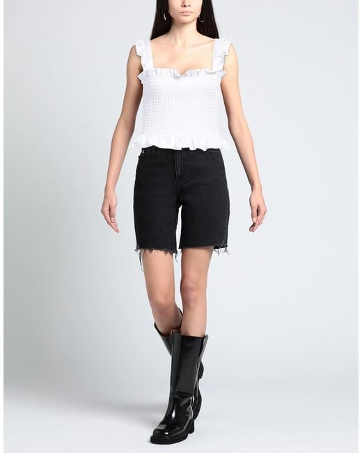 Liu Jo White Top Cotton, Polyester, Elastane