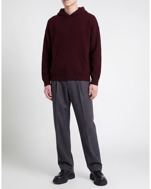 Amaranto Red Sweater Wool for men
