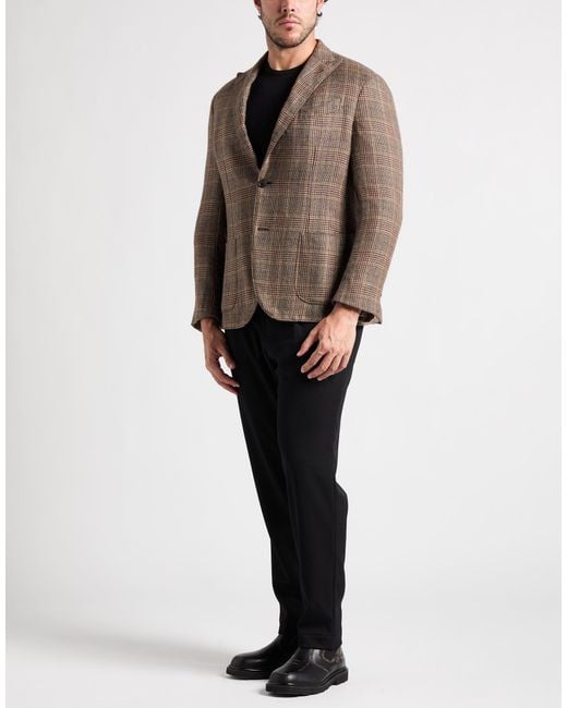 Corneliani Brown Blazer Cashmere for men