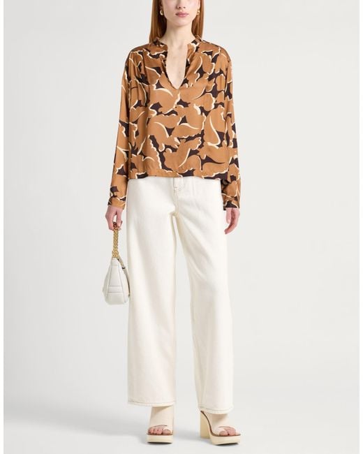 Ottod'Ame Brown Top Viscose