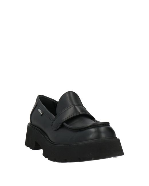 Le Silla Black Loafers Leather