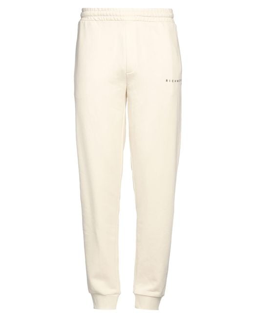 Richmond X Natural Ivory Pants Cotton, Polyester for men