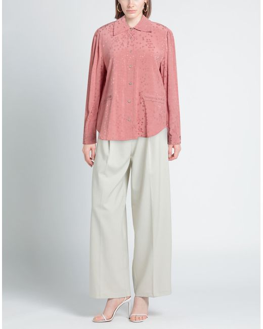 Isabelle Blanche Pink Shirt Viscose