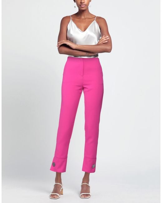ARMANI EXCHANGE Pink Mauve Pants Polyester