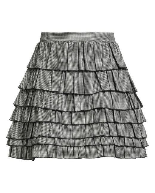 Rochas Gray Mini Skirt