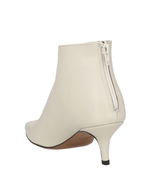 Doop White Ankle Boots