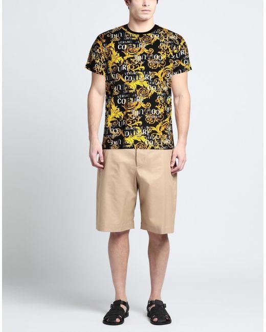 Versace Yellow T-Shirt Cotton for men