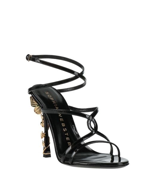 Sophia Webster Black Sandals