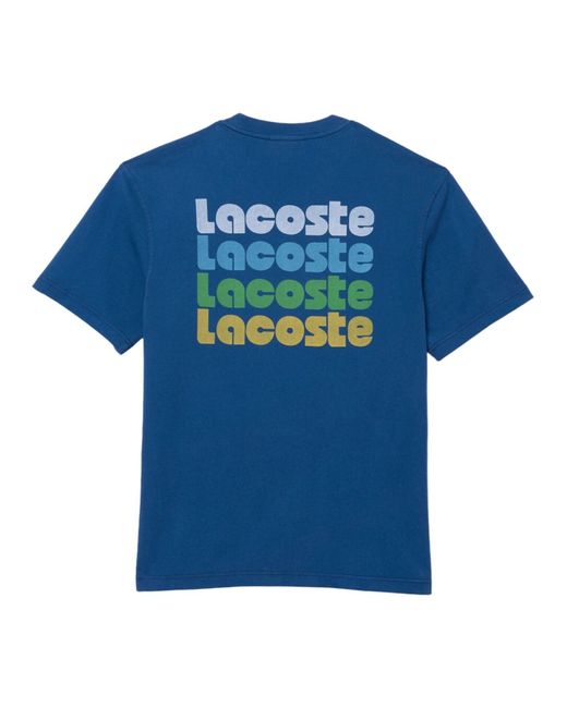 Lacoste T-shirts in Blue für Herren