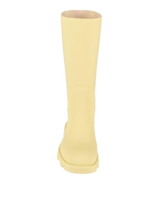 Burberry Yellow Boot Rubber