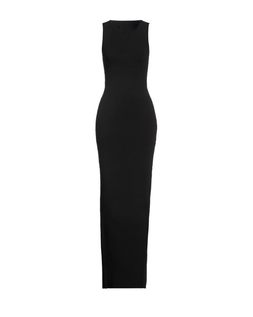 Rick Owens Black Maxi-Kleid