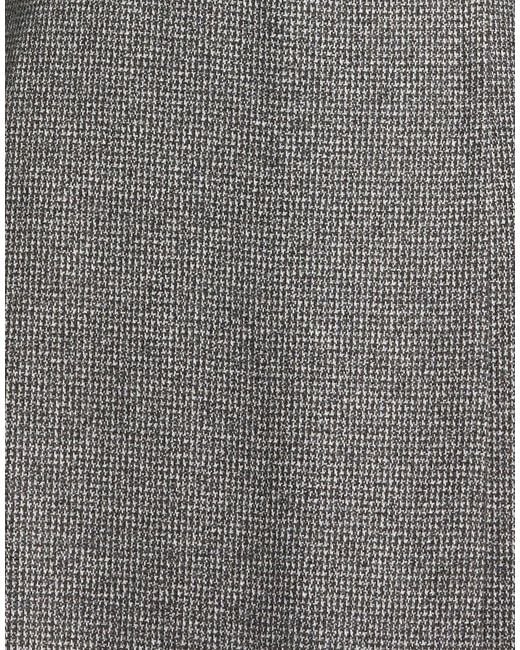 Weekend by Maxmara Gray Mini Dress Viscose, Polyester, Elastane