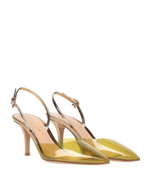 Decolletes di Gianvito Rossi in Metallic