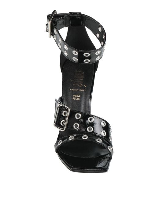 Ovyè Black Sandals