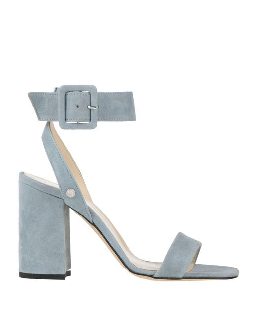 Manila Grace White Sandals Leather