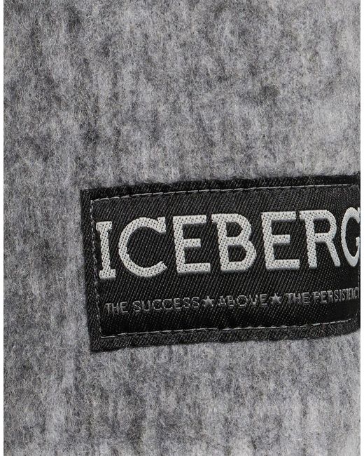 Iceberg Gray Sweater Polyamide, Wool for men