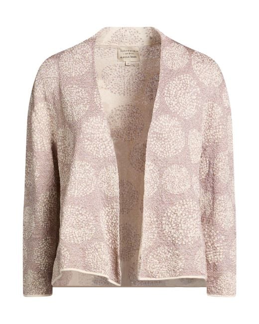 ALESSIA SANTI Pink Cardigan Cotton, Viscose, Polyester