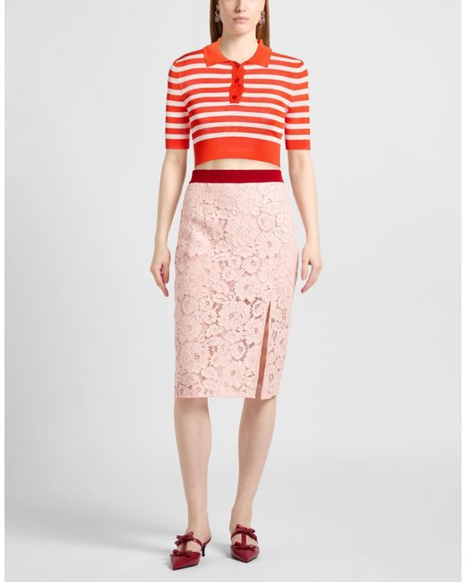 Dolce & Gabbana Red Polo Shirt Viscose