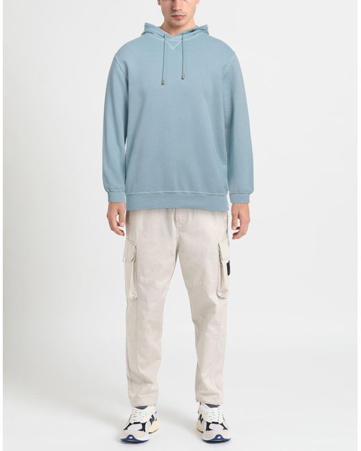 FILIPPO DE LAURENTIIS Blue Sky Sweatshirt Cotton for men