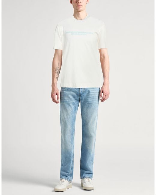Emporio Armani White T-Shirts for men