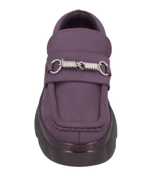 Burberry Purple Mokassin