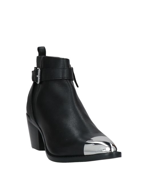 Twin Set Black Ankle Boots Soft Leather