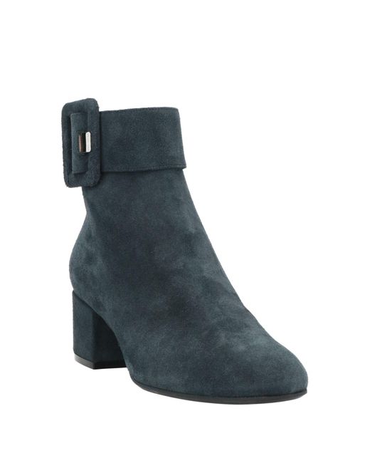 Sergio Rossi Blue Ankle Boots