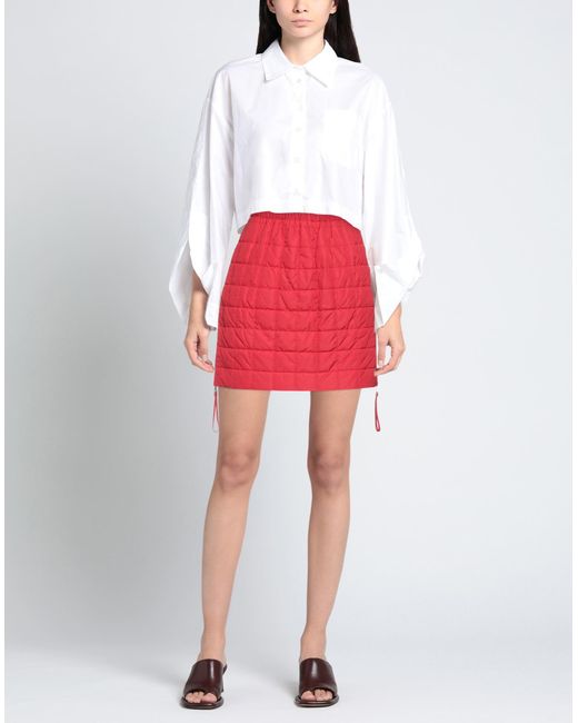 Max Mara Red Mini Skirt
