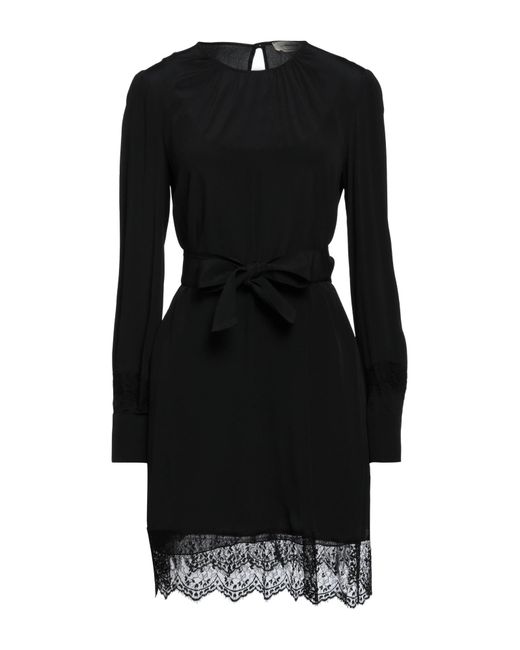 Anna Molinari Black Mini Dress