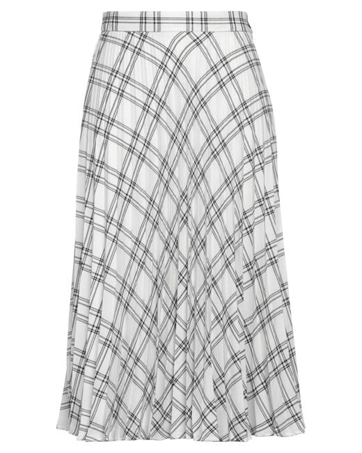 Barbour Gray Midi Skirt