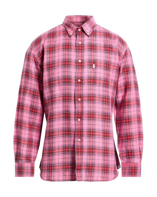 Camisa Barbour de hombre de color Pink
