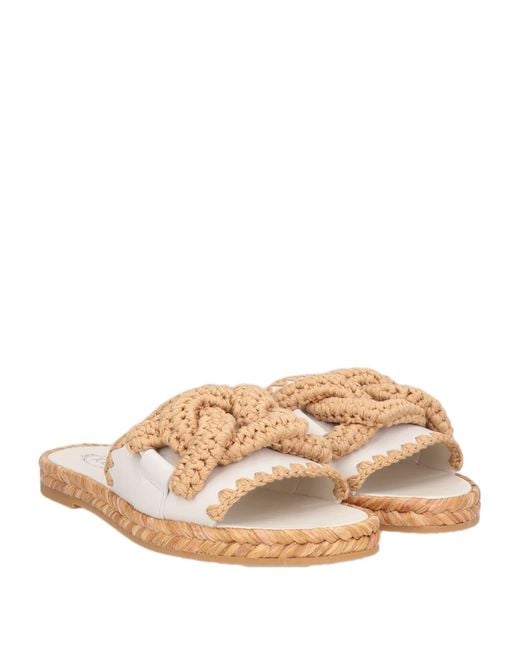 Tod's Natural Espadrilles