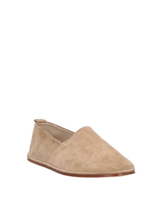 Agnona Natural Sand Loafers Leather for men