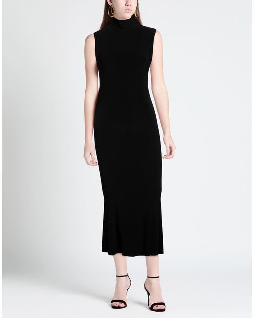 Norma Kamali Black Maxi Dress