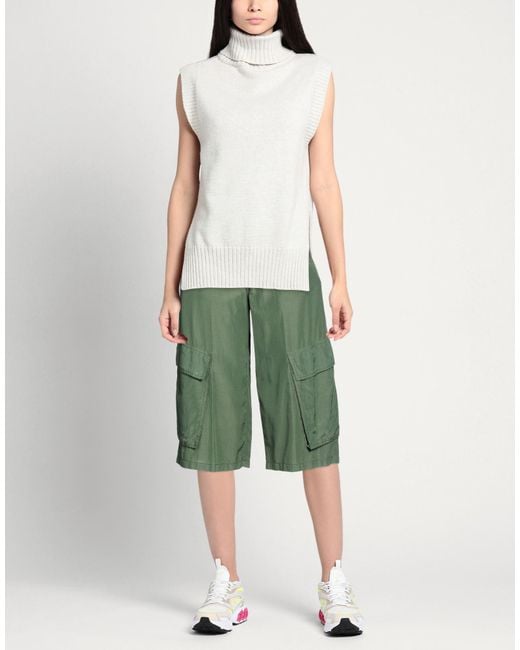 THE 01 Green Dark Pants Cotton